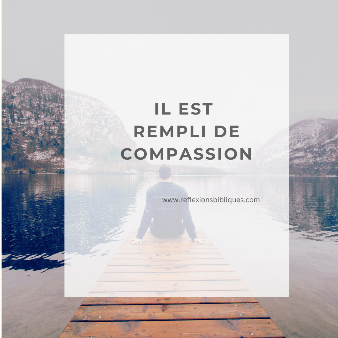 Il est rempli de compassion