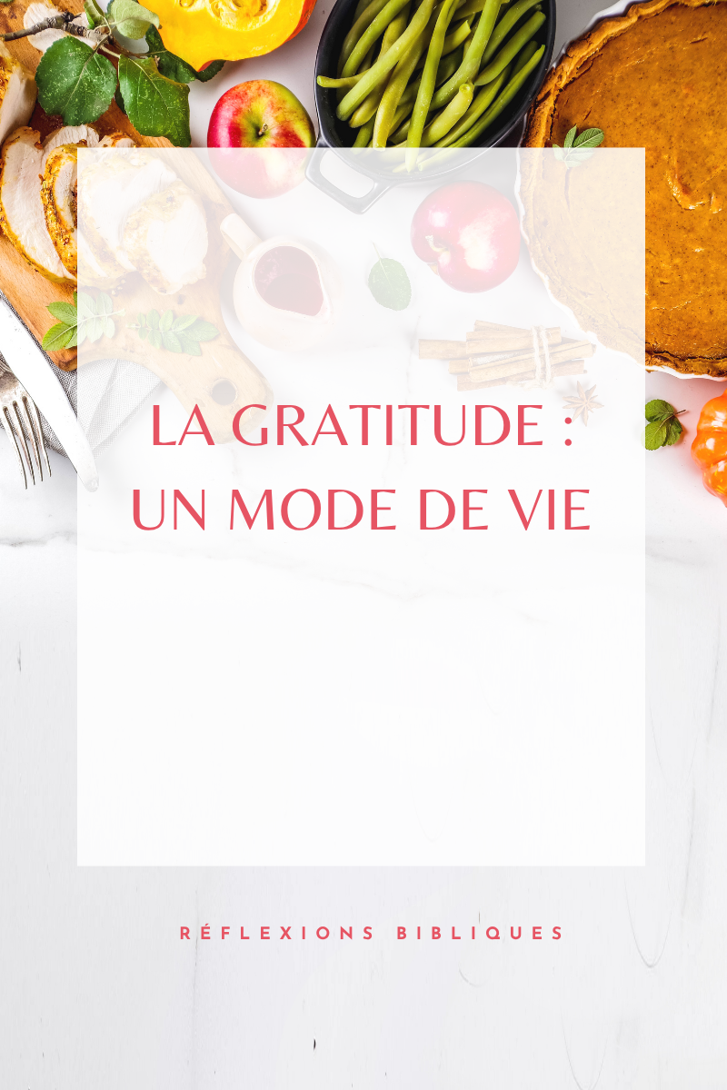 La gratitude : un mode de vie